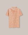 Camisa Manga Corta Estampada,CORAL